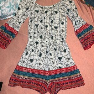 Off the shoulder romper